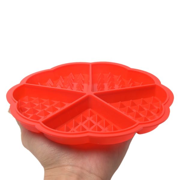 

new home kitchen supplies heart shaped silicone waffle mold maker pan microwave baking cookie cake muffin bakeware cooking tool other bakewa
