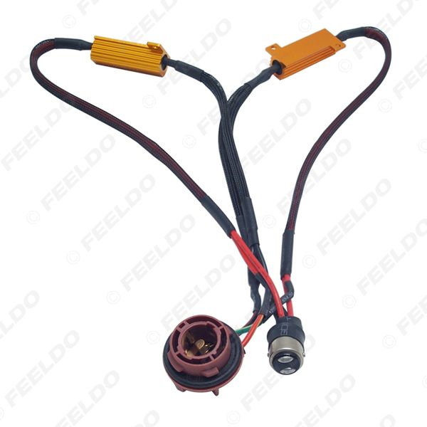 

wholesale car bay15d 1157 led warning decoder load resistor socket error #5345