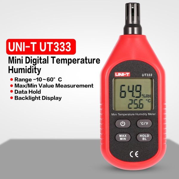 

uni-t ut333 mini digital lcd air temperature humidity temp/rh meter electronic thermometer hygrometer moisture meter
