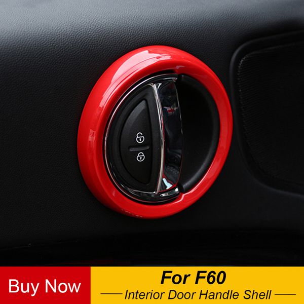 Car Interior Door Handle Knob Decorative Case Shell Housing For Mini Cooper F60 Countryman Car Styling Accessories Transponder Key Programming