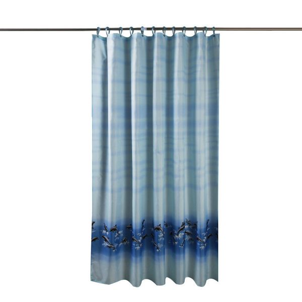 2019 Blue Dolphin Shower Curtains For Kids Bathroom Jarl Home
