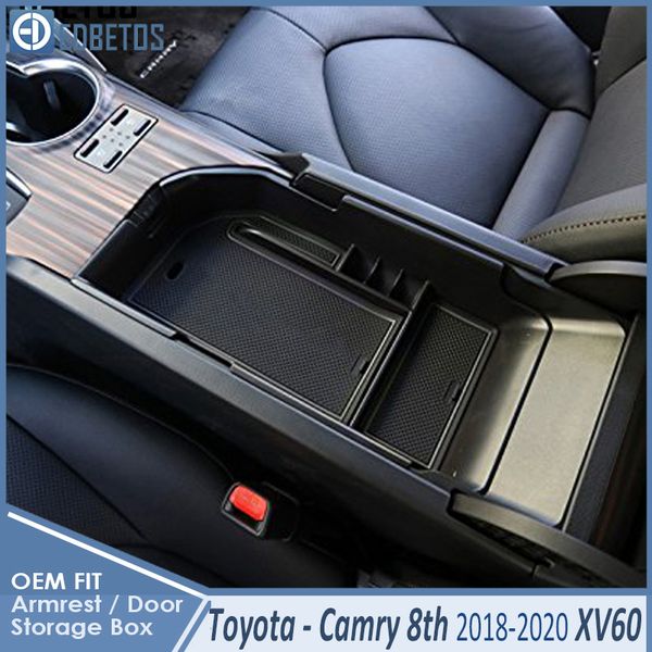 

center concole organizer tray for camry 2018 2019 2020 lhd armrest box console holder tray car organizer accessories xv60