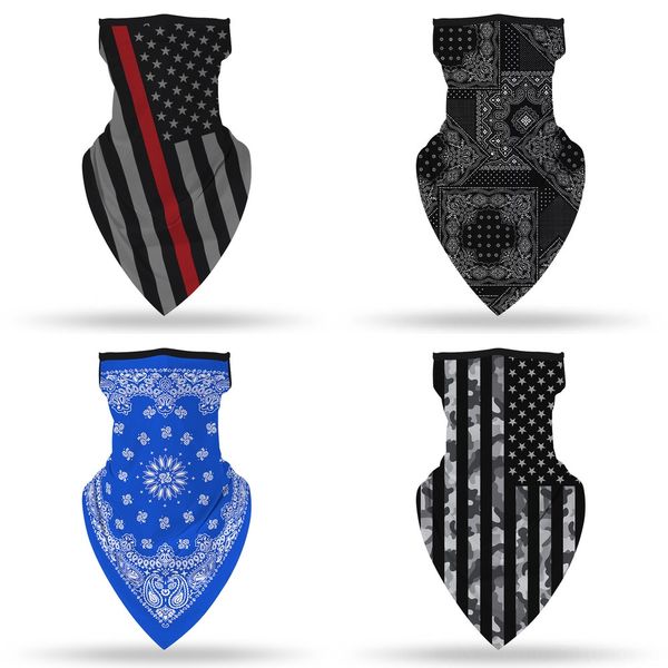 

yebgi stock 3d sport neck face shield fishing scarf bandanas bicycle skull mask headband bandana headwear ring scarf bicycle balaclava, Black