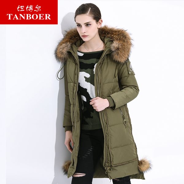 

tanboer women's down jackets winter fashion duck down jackets female short section winter coats lady style td3636, Black