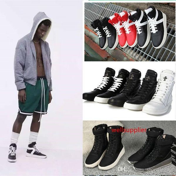 

из страха божьего военные кроссовки без коробки черная жвачка туман сделано в италии военные сапоги высокие уличные сапоги зимние сапоги раз