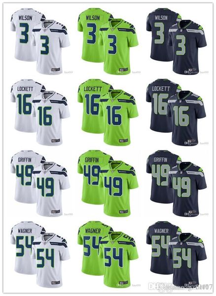 

Men women youth eattle eahawk 13 nfl jer ey 3 ru ell wil on 54 bobby wagner 49 haquem griffin 16 tyler lockett football jer ey cu tom, Black;red