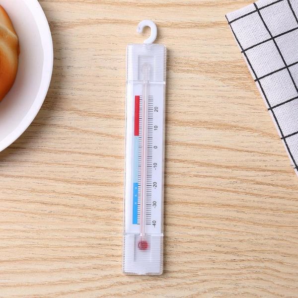 

fridge dial er thermometer refrigerator with hook abs mini temperature meter temp measurement tool indoor household, Black;white