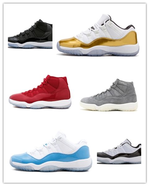 

sneakers concord high 45 11 xi 11s cap and gown prm heiress gym red chicago platinum tint space men basketball shoes