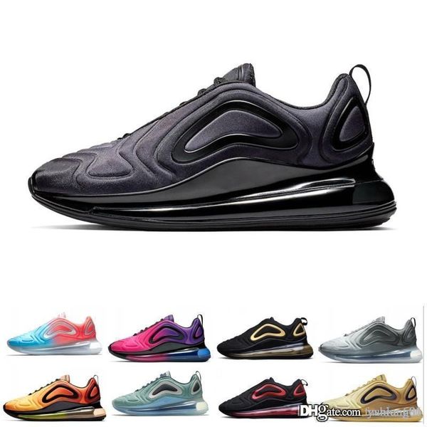 

2019 newshoes full cushioned men women neon triple black carbon grey sunset metallic silver chaussures casual shoes eur size 36-45