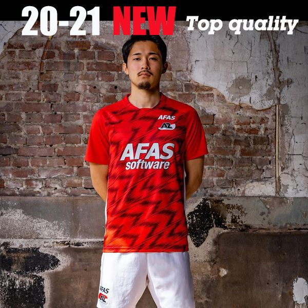 

20-21 az alkmaar home soccer jersey 2020 2021 de wit stengs boadu football shirt az alkmaar camiseta de fútbol maillot de foot camisa, Black