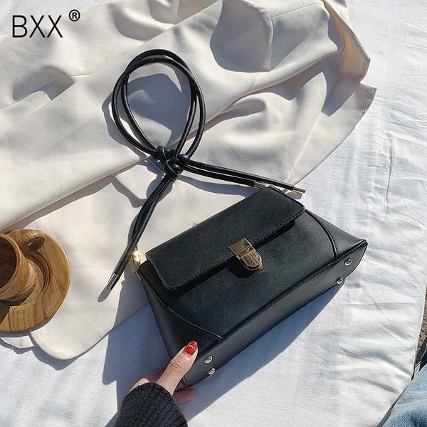 

bxx] chain pu leather crossbody bags for women 2020 spring small shoulder messenger handbags ladies all-match travel bag hl705