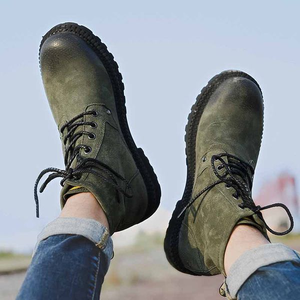 

new big size men shoes genuine leather men ankle boots fashion winter boots warm shoes with fur snow, Black