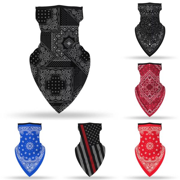 

vmgaf 2020 mask sell mouth lightweight face mask scarf sun protection mask outdoor riding masks protective silk scarf handkerchief, Black