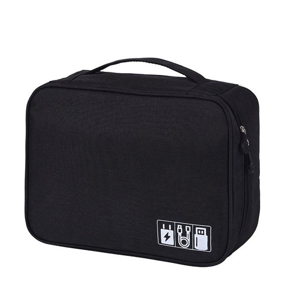 

cosmetic pouch travel organizer multipurpose portable charger earphone case usb cable storage bag digital