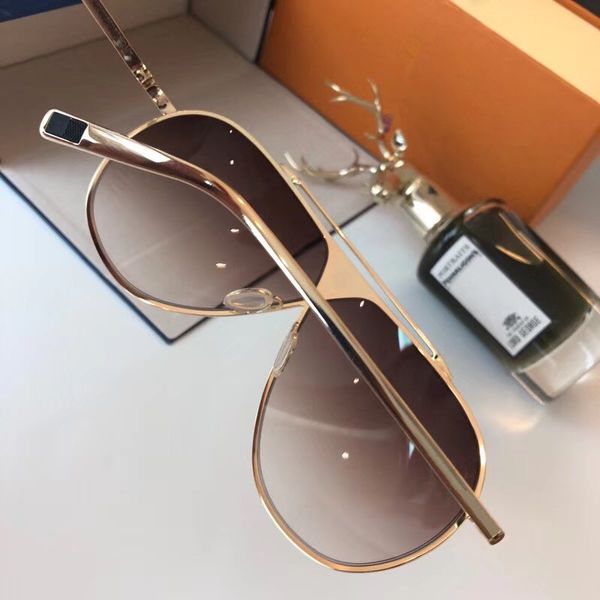 Atacado-0026 Sunglasses For Unisex Marca de Moda Oval design UV Protection Lens Revestimento Espelho Lens Cor Quadro Banhado Vem Com Pacote