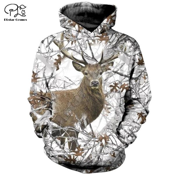 

2020newest camo deer hunting animal tracksuit newfashion уличная одежда унисекс 3dprint молния / толстовки / толстовки/куртка s-18, Black