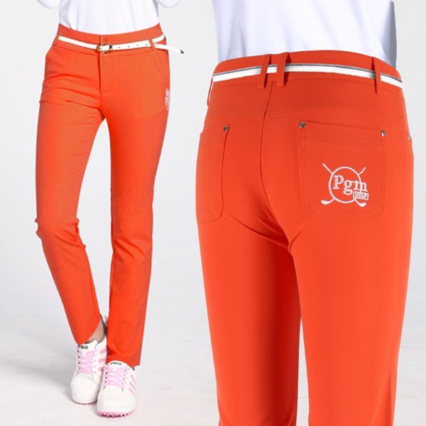 

lady clothes women golf pants xs- trousers hight elasticity sportwear female slim pant trouser pencil golf tennis pant solid, Gary;green