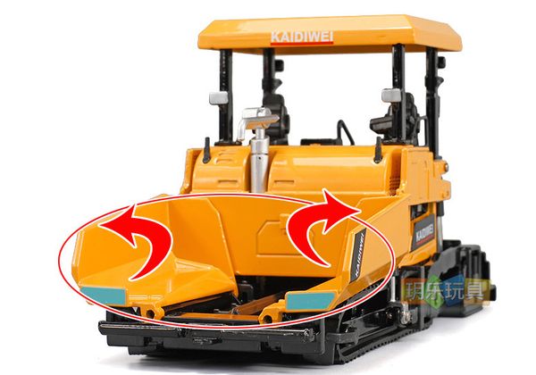 

simulation 1:40 engineering alloy paver paving asphalt highway construction car vehicle model decoration kid toys y200318