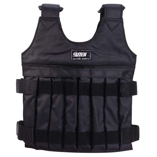 

10-20kg max adjustable weight jacket durable weighted vest exercise fitness boxing training waistcoat invisible weight vest