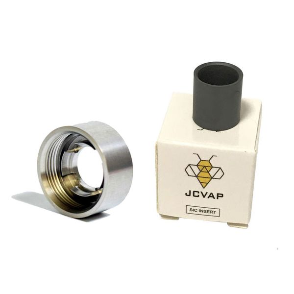 

Новое прибытие Carta SS Крышка Крышка с SiC Вставка для фокусировки V Carta Форсунка Смарт Dab Rig электронной Рог Курительные принадлежности