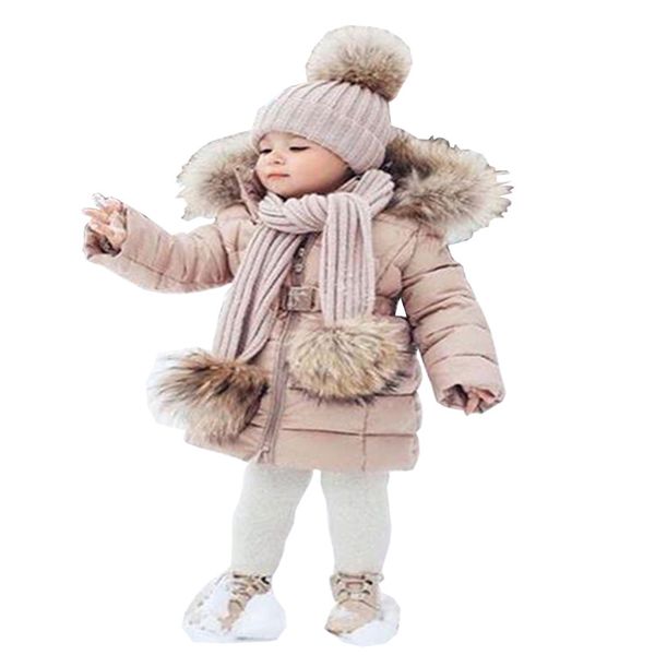 

winter warm hooded fluffy fluffy children's coat, Blue;gray