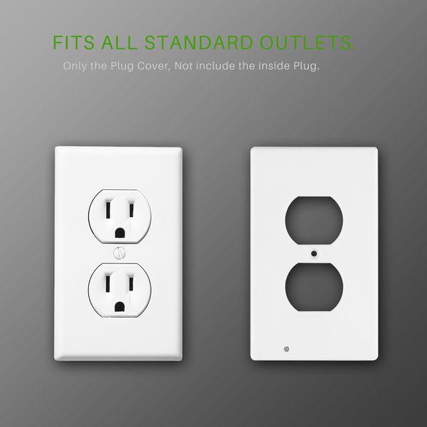 

hallway emergency lamp outlet cover light sensor outlet wall plate with led night lights bedroom bathroom night lamp