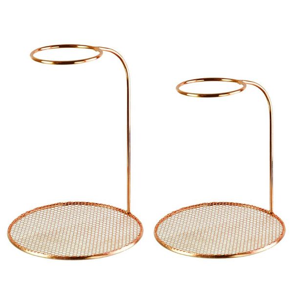 

double layer stainless steel coffee filter dripper pot rack cup holder stand support household diy coffee accessory