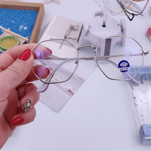 

imwete transparent glasses men anti blue light glasses frame women vintage round clear eyeglasses frames optical spectacle, Black