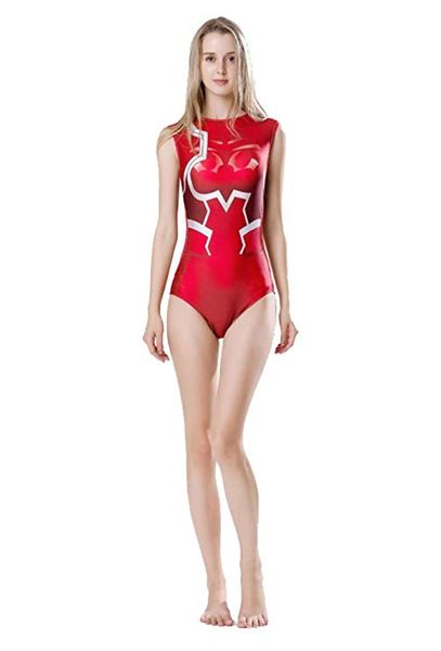 

darling in the franxx cosplay swimsuit zero two swimwear sukumizu, Black