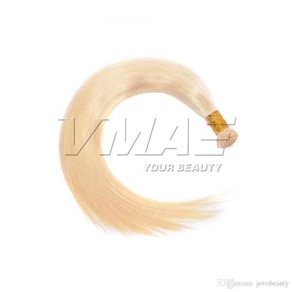 

vmae i tip pre bonded hair extensions 1g/strand 100g double drawn natural color straight stick tip human hair extensions, Black