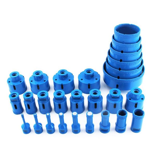 

diamond dry drilling core bit m14 thread for angle grinder granite marble ceramic tile vacuum brazed diamond hole saw cutter