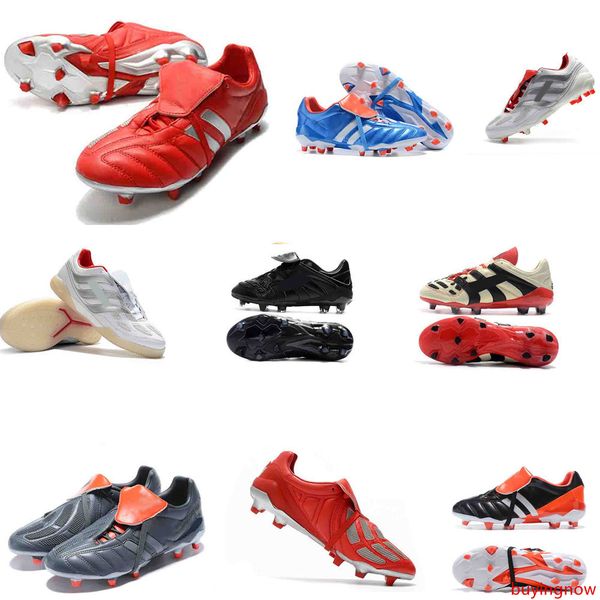 

100% original predator 19 purecontrol champagne fg soccer shoes waterproof football boots mens predator mania messi soccer cleats