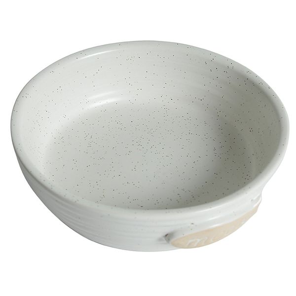 

pet dog cat feeder food water bowl feeding food dispenser ceramics 3 colors