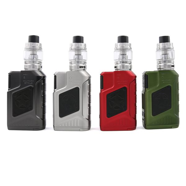 

Authentic Tesla P226 kit With Tind Tank 4.5ml 220W TC Mod T-X3 Coil Powered by dual high-rate 18650 batteries dhl