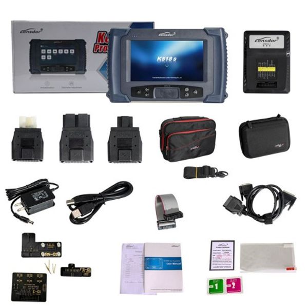 

lonsdor k518s key programmer plus lonsdor lke smart key emulator 5 in 1 supports vw 4th&5th immo and bmw fem/bdc