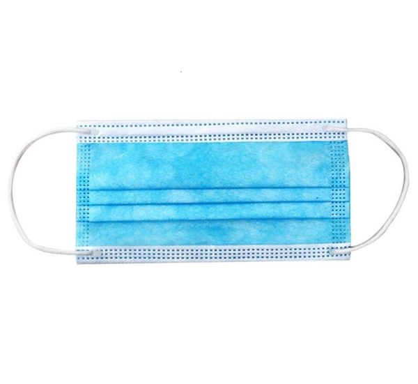 

dhl ship 50 1pcs blue dustproof face 3 layer nonwoven fabric mouth masks men women dust mask dustfast deliver vjid