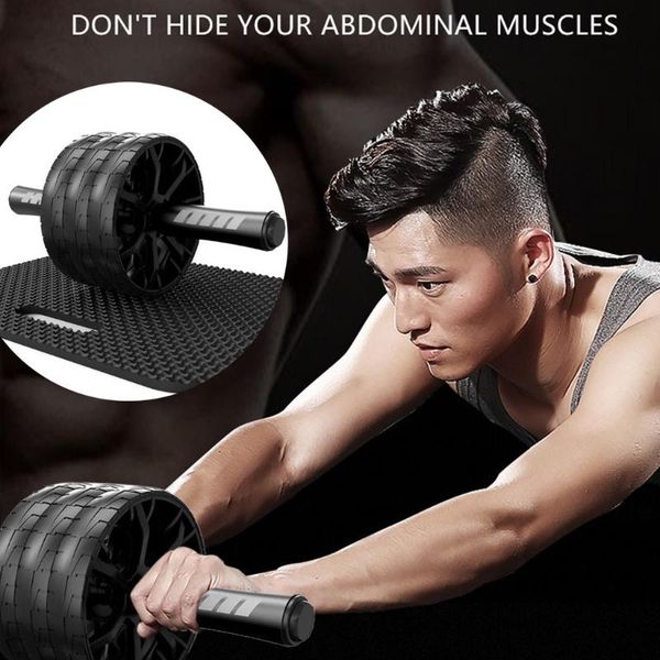 

abdominal exercise abs rollers three wheel fitness home sport training muscle exercise gym training equipment