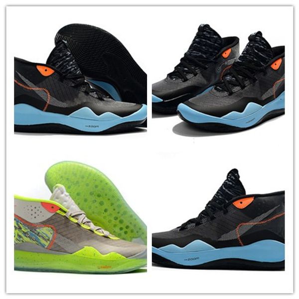 

2019 fashion kevin durant xii kd 12 triple black green 12 basketball shoes for good quality mens training sports sneakers size 40-46