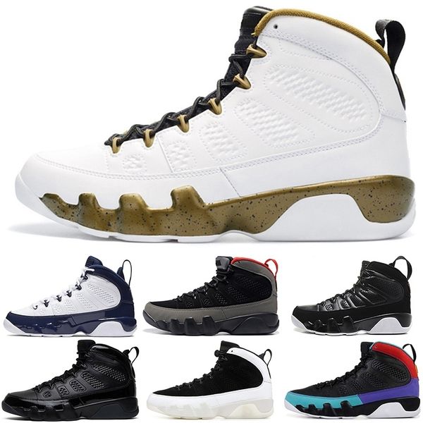 

new 9 9s mens basketball shoes dream it do it unc statue anthracite regon ducks la bred lakers pe trainer sporta sneakers 7-13