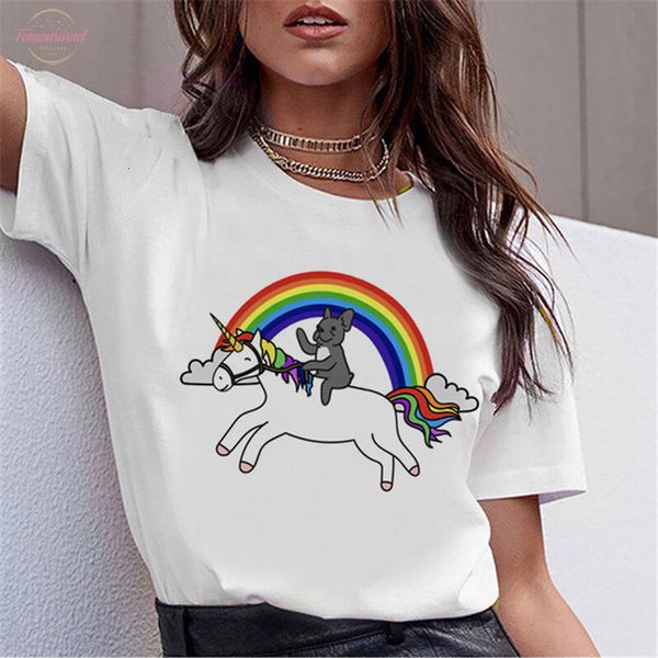 

dachshund polyester pug teckel funny t shirt women harajuku cute french bulldog frances german shepherd t shirt female pit bull, White