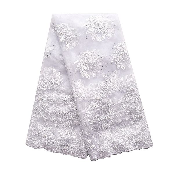 

сетка вышивки нигерийский net ткань шнурка 3d цветы royal blue african тюль ткань шнурка wedding white lace ткань для платья, Black;white