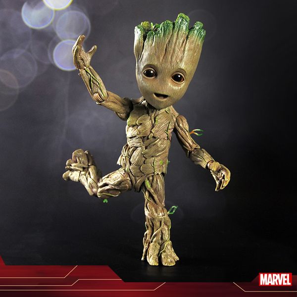 

26см marvel легенды стражи галактики дерево человек гроот действие рисунок cos thor god of thunder гроот цветок горшок пвх игрушки украшения