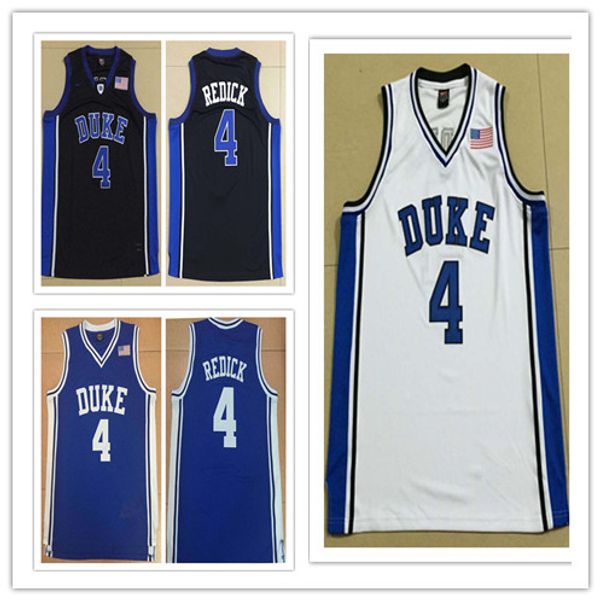 

на заказ герцог blue devils # 4 jj redick колледж мужчина женщины молодежные баскетбольные майки размер s-5xl любое имя номер спортивный три, Black;red