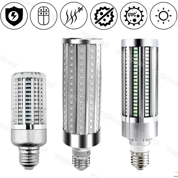 

уф-свет 40w 50w 60w бактерицидные corn лампы uv стерилизатор uv дезинфекция свет алюминиевый 360 угол 85-265 для дома больница eub
