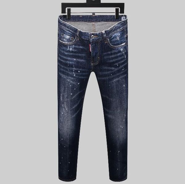 

mens вколз пѬме джин ѬеѬо онкий оий джин моделеѬ ripped мђжин hip hop light b, Blue