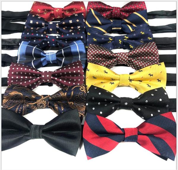 

men's business dresses butterfly bow in british and korean suits, Blue;purple