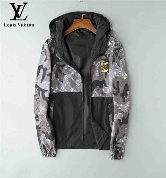 

vl french mens designer jacket high end casual jacket luxury trend parker classic slim hoodie luxury custom zipper shirt sports jacket, Black;brown