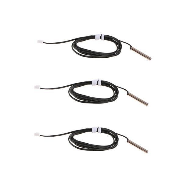 

3pcs ntc thermistor 10k 1% temperature sensor probe waterproof-probe with 1 m wiring for arduino