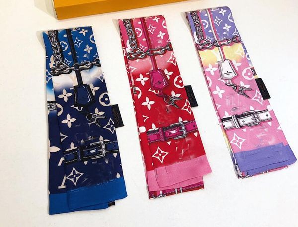 

2020 classic design silk shawl shiny gold and silver yarn cotton yarn-dyed flower scarf fashion men's and women's scarves 120*8cm, Blue;gray