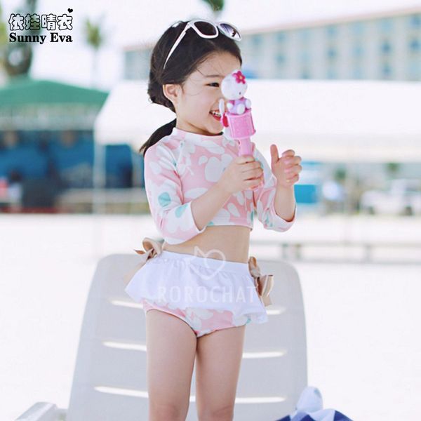 

sunny eva swimwear children girls child bikini set baby swimsuit kids clothes bathing suit children swimming suit two piece